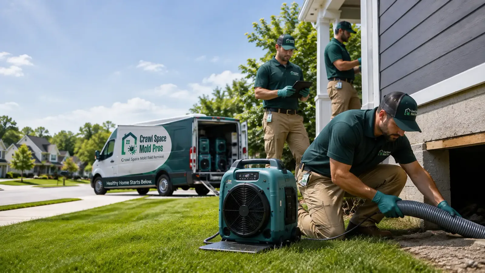 Crawl Space Mold Removal in Weston, MO